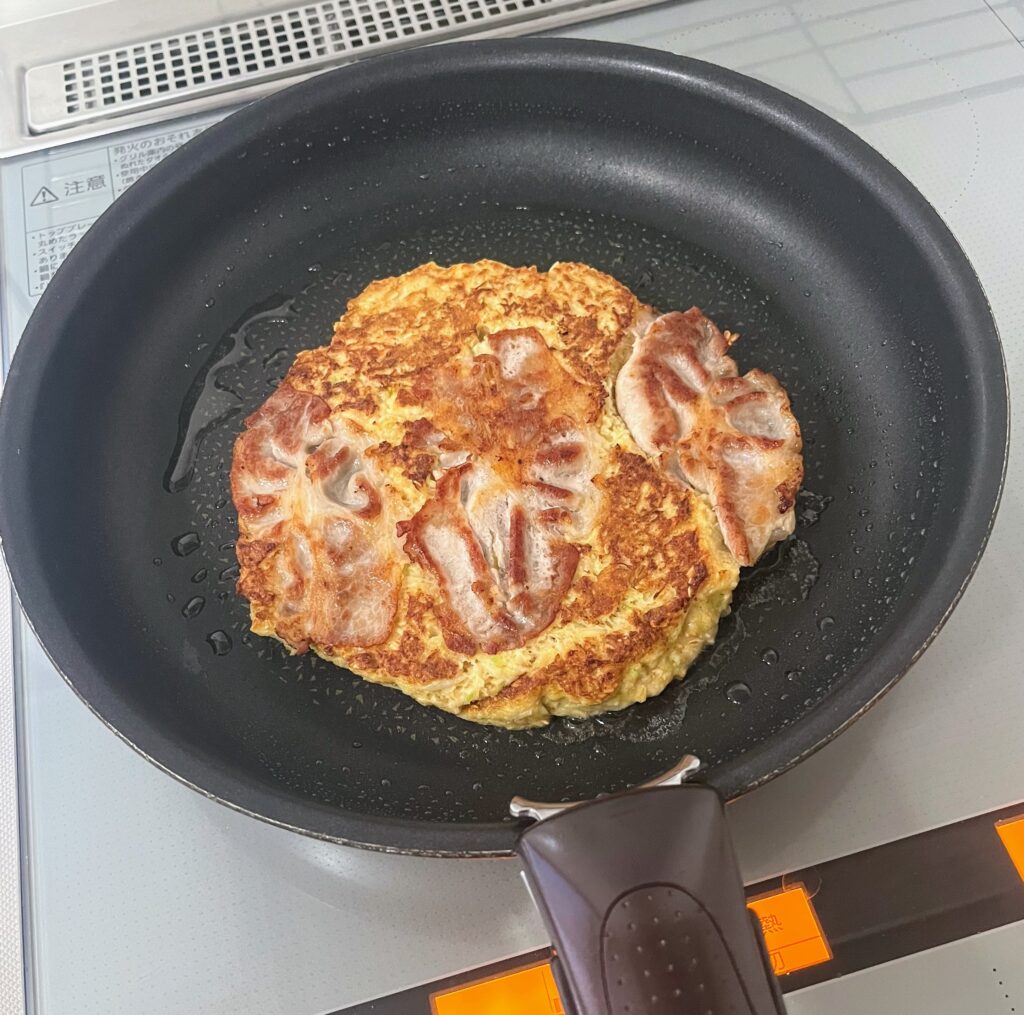 ⑥ ひっくり返す